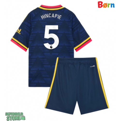 Arsenal Piero Hincapie #5 Replika Babytøj Udebanesæt Børn 2026-27 Kortærmet (+ Korte bukser)
